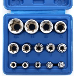Zestaw nasadek TORX 14cz. KD10335