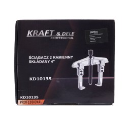 Ściągacz 2-ramienny składany 4'' KD10135
