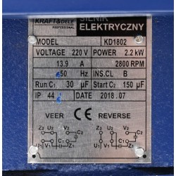 Silnik elektryczny 3,0KW 220V KD1804