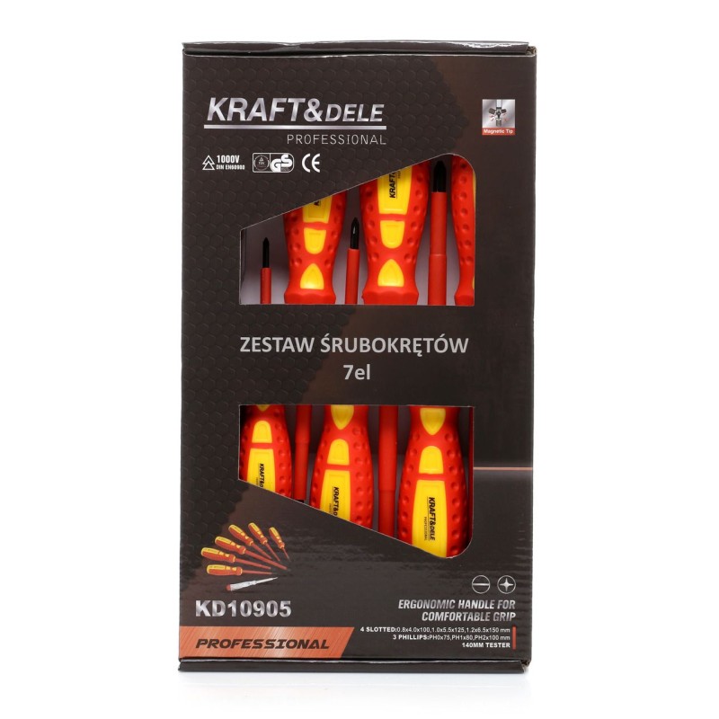 Zestaw śrubokrętów 7el. KD10905