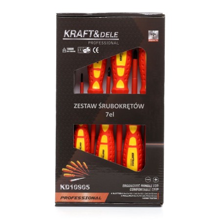 Zestaw śrubokrętów 7el. KD10905