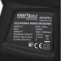 SZLIFIERKA MIMOŚRODOWA KING SERIES KD1678-Z