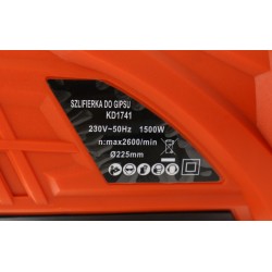 SZLIFIERKA DO GIPSU GŁADZI TYNKÓW 1500W LED KD1741