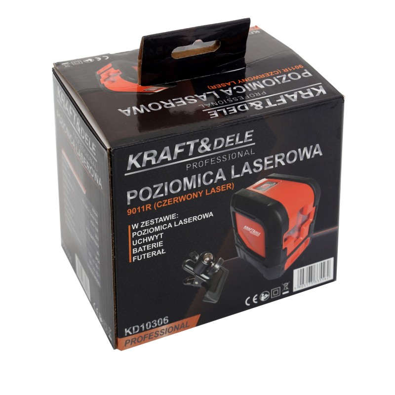 LASER KRZYŻOWY Z CZERWONĄ WIĄZKĄ KD10306