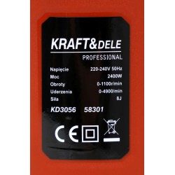 MŁOT UDAROWY SDS- PLUS 2400W 8J KD3056