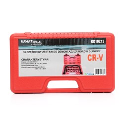 Ściągacze do demontażu zaworów 10el. KD10213