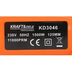 SZLIFIERKA KĄTOWA 1500W KD3046